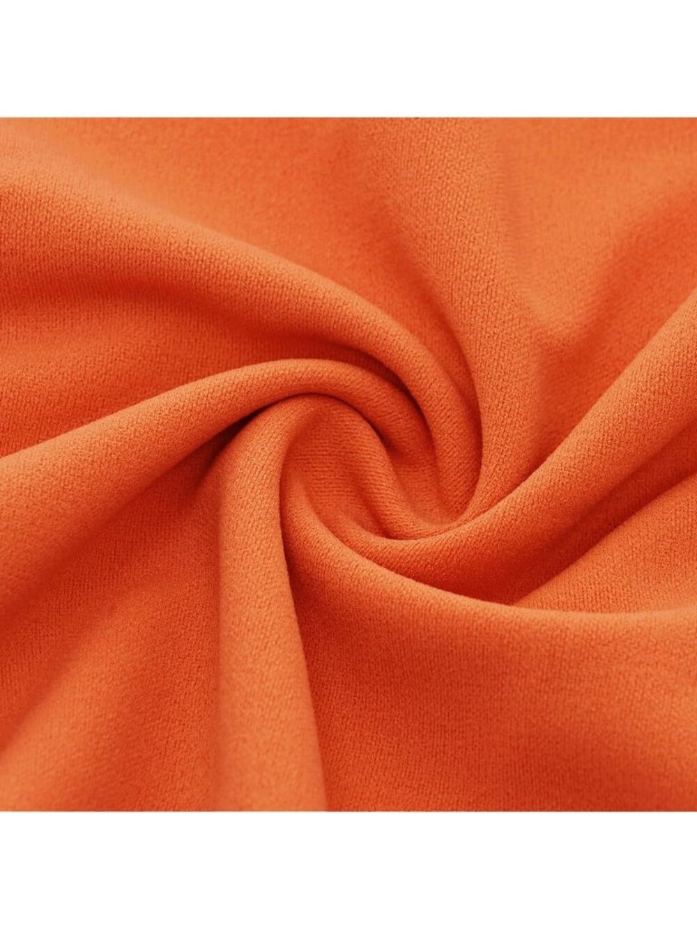 Women's Orange Boat Neck Modest Sleeve Cocktail Bodycon Maxi Dress - Picture 4 of 5